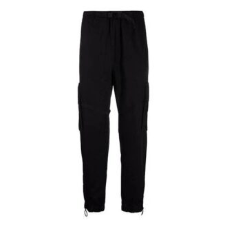 Pantaloni cargo din bumbac cu imprimeu săgeată „Negru”