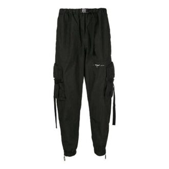 Pantaloni cargo din bumbac simplu SS 2019