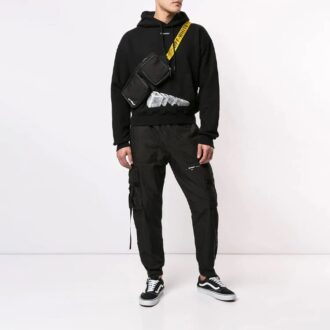 Pantaloni cargo din bumbac simplu SS 2019