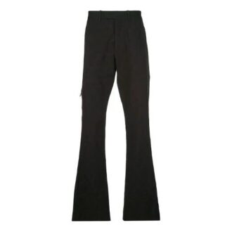 Pantaloni casual cu logo, versiune slim fit, negru
