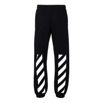 Pantaloni casual Off-White pentru bărbați SS22, culoare solidă, negru Pantaloni casual Off-White pentru bărbați SS22, culoare solidă, negru
