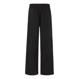 Pantaloni casual pentru bărbați Off-White FW22, culoare solidă, talie elastică, croi drept, croială largă, negru Pantaloni casual pentru bărbați Off-White FW22, culoare solidă, talie elastică, croi drept, croială largă, negru