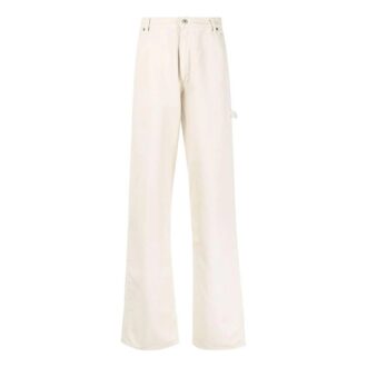 Pantaloni cu croi larg „Alb” Pantaloni cu croi larg „Alb”