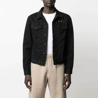 Pantaloni de bărbați SS21 Oversized cu imprimeu Arrows, negri