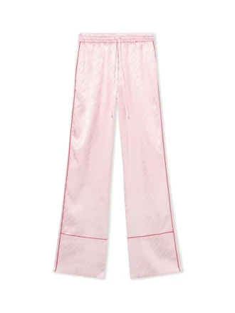 Pantaloni de pijama din satin jacquard