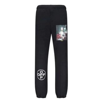 Pantaloni de trening cu imprimeu Mariana De Silva