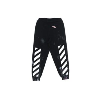 Pantaloni de trening din bumbac periat cu imprimeu Galaxy Diagonal