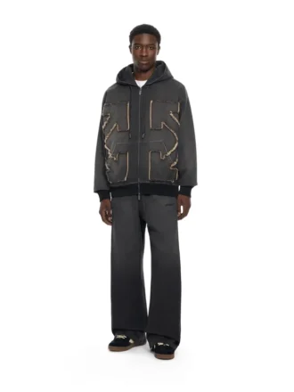 Pantaloni de trening largi Distress Diag