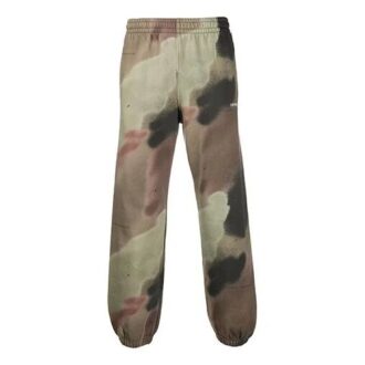 Pantaloni de trening pentru bărbați Fw20 cu imprimeu camuflaj