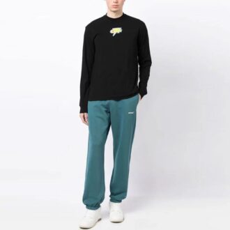 Pantaloni de trening slim cu lanț și săgeți „Duck Green