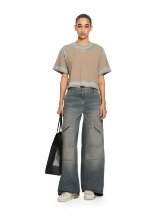 Pantaloni din denim cu buzunare mari