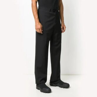 PANTALONI FORMALI NEGRI FĂRĂ CULOARE FW20 Pantaloni formali pentru bărbați, negri