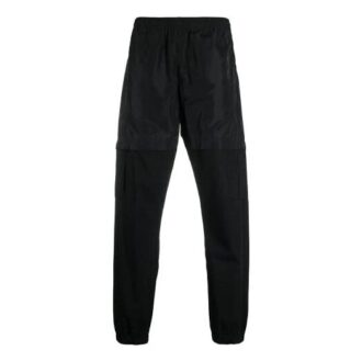 Pantaloni lungi casual cargo FW21, culoare solidă, versiune standard, negru