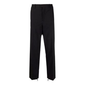 Pantaloni lungi casual pentru bărbați Off-White FW21, culoare solidă, negru Pantaloni lungi casual pentru bărbați Off-White FW21, culoare solidă, negru