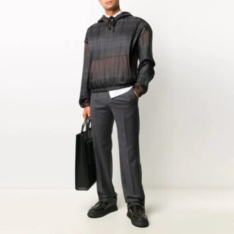 Pantaloni lungi casual pentru bărbați Off-White FW21, gri Pantaloni lungi casual pentru bărbați Off-White FW21, gri