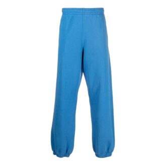 Pantaloni lungi casual pentru bărbați Off-White FW22, culoare solidă, cu dungi, albastru Pantaloni lungi casual pentru bărbați Off-White FW22, culoare solidă, cu dungi, albastru