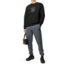 Pantaloni lungi de sport Off-White pentru bărbați cu logo Arrows, negri