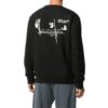 Pantaloni lungi de sport Off-White pentru bărbați cu logo Arrows, negri