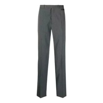 Pantaloni lungi gri cu logo Off-White pentru bărbați SS21