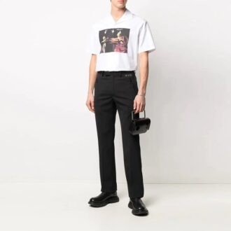 Pantaloni lungi Off-White pentru bărbați SS21, negri