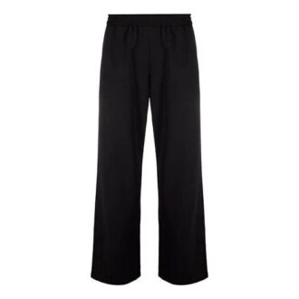 Pantaloni lungi sport cu model logo FW21, versiune standard, negru
