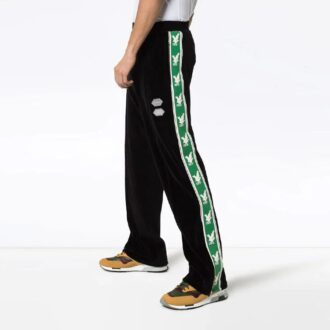 Pantaloni lungi sport SS21, croială largă, negru