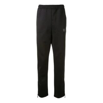 Pantaloni/pantaloni de sport/pantaloni de jogging Off-White pentru bărbați, cu logo lateral, negri
