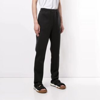 Pantaloni/pantaloni de sport/pantaloni de jogging Off-White pentru bărbați, cu logo lateral, negri