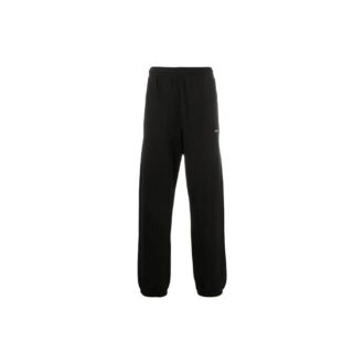 Pantaloni/pantaloni de sport/pantaloni de jogging Off-White pentru bărbați, negri, cu imprimeu Stancil