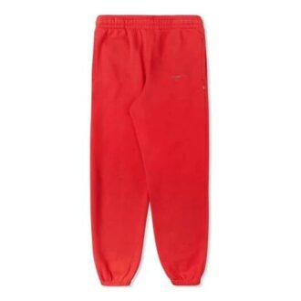 Pantaloni/pantaloni de sport/pantaloni de jogging roșii cu imprimeu logo Off-White pentru bărbați