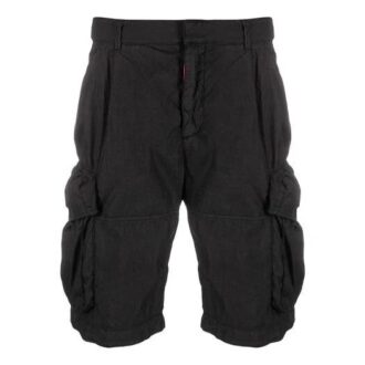 Pantaloni Scurți cargo negri pentru bărbați Off-White SS21 cu logo