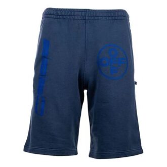 Pantaloni Scurți casual cu logo alfabet Versiune albastră