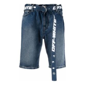Pantaloni Scurți casual din Denim FW21, croială slim, versiune albastră Pantaloni Scurți casual din Denim FW21, croială slim, versiune albastră