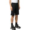 Pantaloni Scurți casual Off-White pentru bărbați, cu logo, culoare solidă, versiune neagră