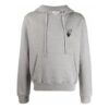 Pantaloni scurți casual Off-White pentru bărbați FW21 cu imprimeu Arrows și logo, cu șnur, croială largă, gri
