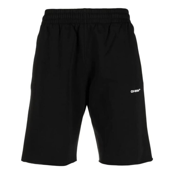 Pantaloni scurți cu dungi diagonale