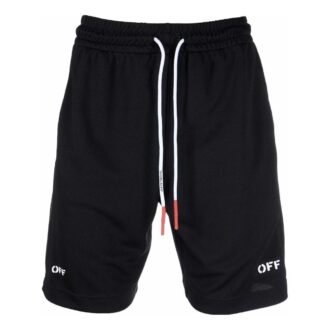 Pantaloni Scurți cu imprimeu logo SS22, versiune standard, negru