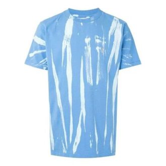 Pantaloni Scurți cu mâneci scurte, albastru, cu efect tie-dye și elemente reflectorizante Pantaloni Scurți cu mâneci scurte, albastru, cu efect tie-dye și elemente reflectorizante