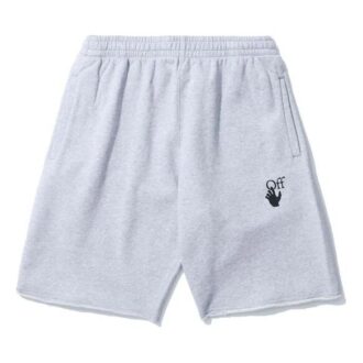 Pantaloni Scurți cu talie elastică și imprimeu SS21, gri Pantaloni Scurți cu talie elastică și imprimeu SS21, gri