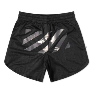 Pantaloni scurți de alergare Caravaggio Arrow Mesh, negri Pantaloni scurți de alergare Caravaggio Arrow Mesh, negri
