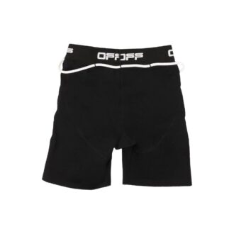 Pantaloni scurți de ciclism Off-White cu logo „Negru”