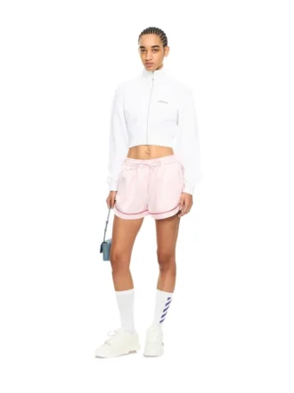 Pantaloni scurți de pijama din satin jacquard