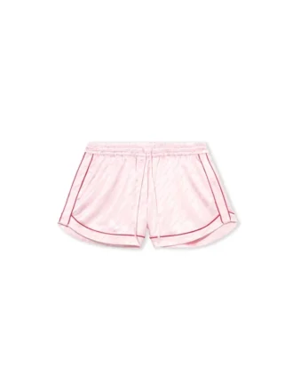 Pantaloni scurți de pijama din satin jacquard