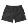 Pantaloni scurți de stradă din cauciuc cu logo Negru