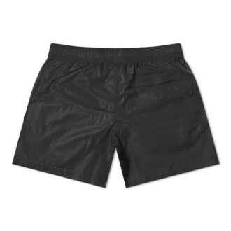 Pantaloni scurți de stradă din cauciuc cu logo Negru