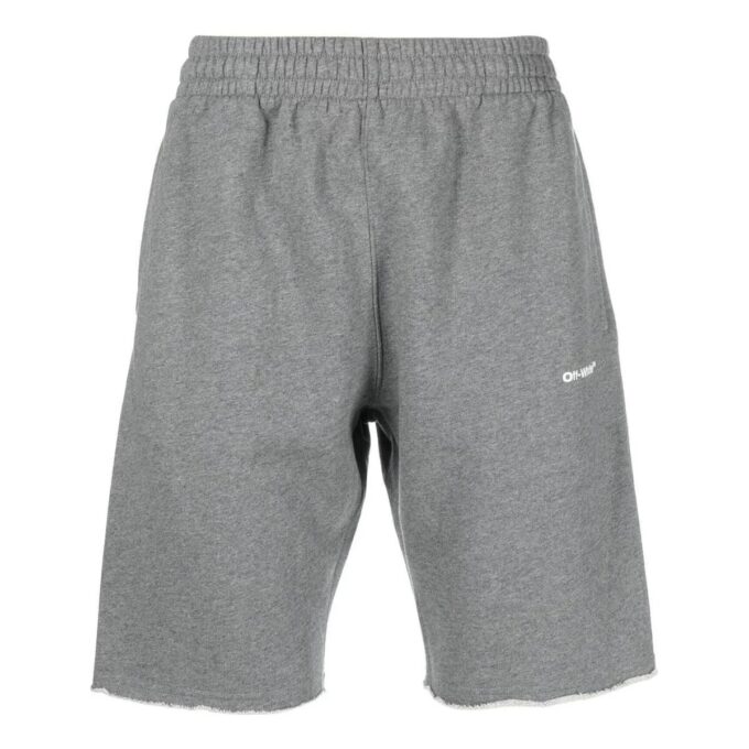 Pantaloni Scurți de trening cu imprimeu logo „Gri”