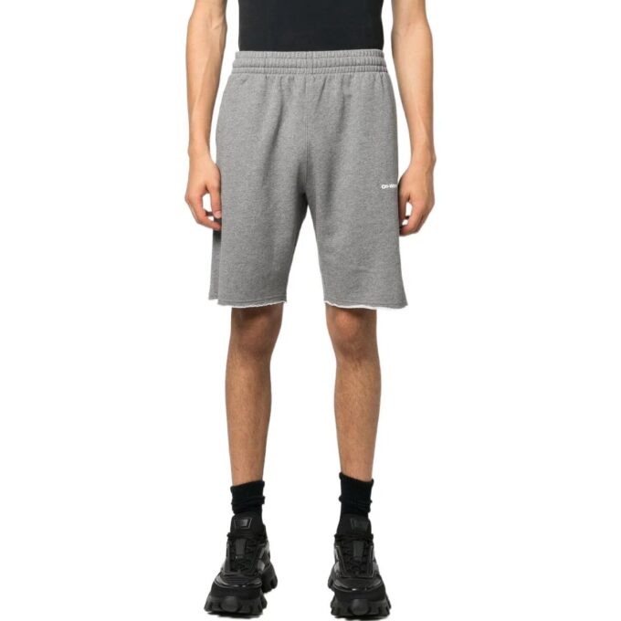 Pantaloni Scurți de trening cu imprimeu logo „Gri”