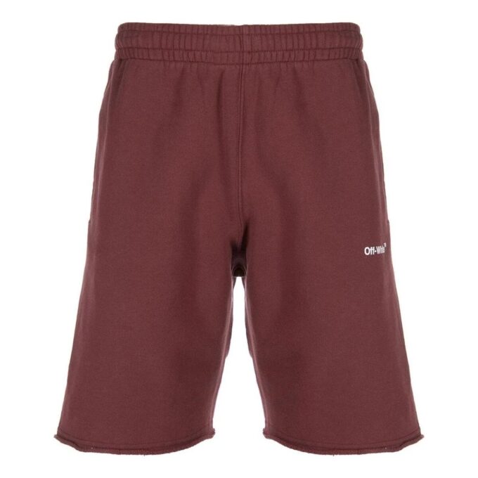 Pantaloni scurți de trening Diag Helvetica „Barolo”