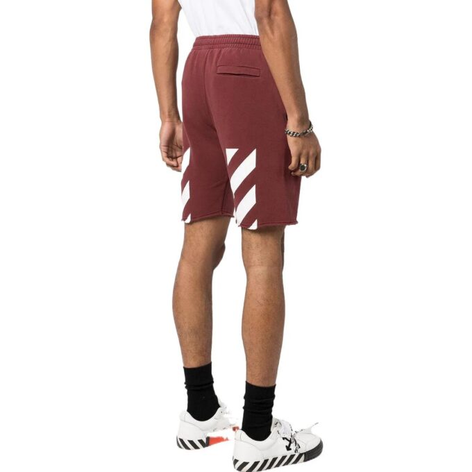 Pantaloni scurți de trening Diag Helvetica „Barolo”
