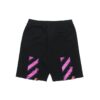 Pantaloni Scurți de trening SS21 Diag Stripe pentru bărbați, negri